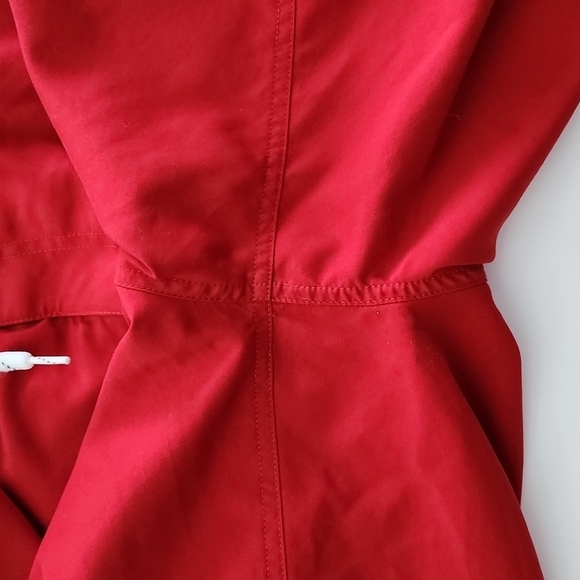 Chaps Men's Board Red Black White  Stripes Shorts Swim Trunks Key Pocket Size 36 - Picture 6 of 14